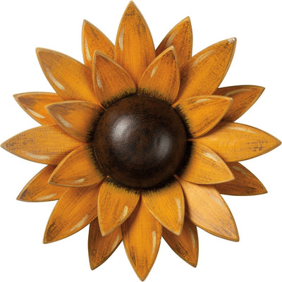 Sunflower Wooden Wall Decor 9"