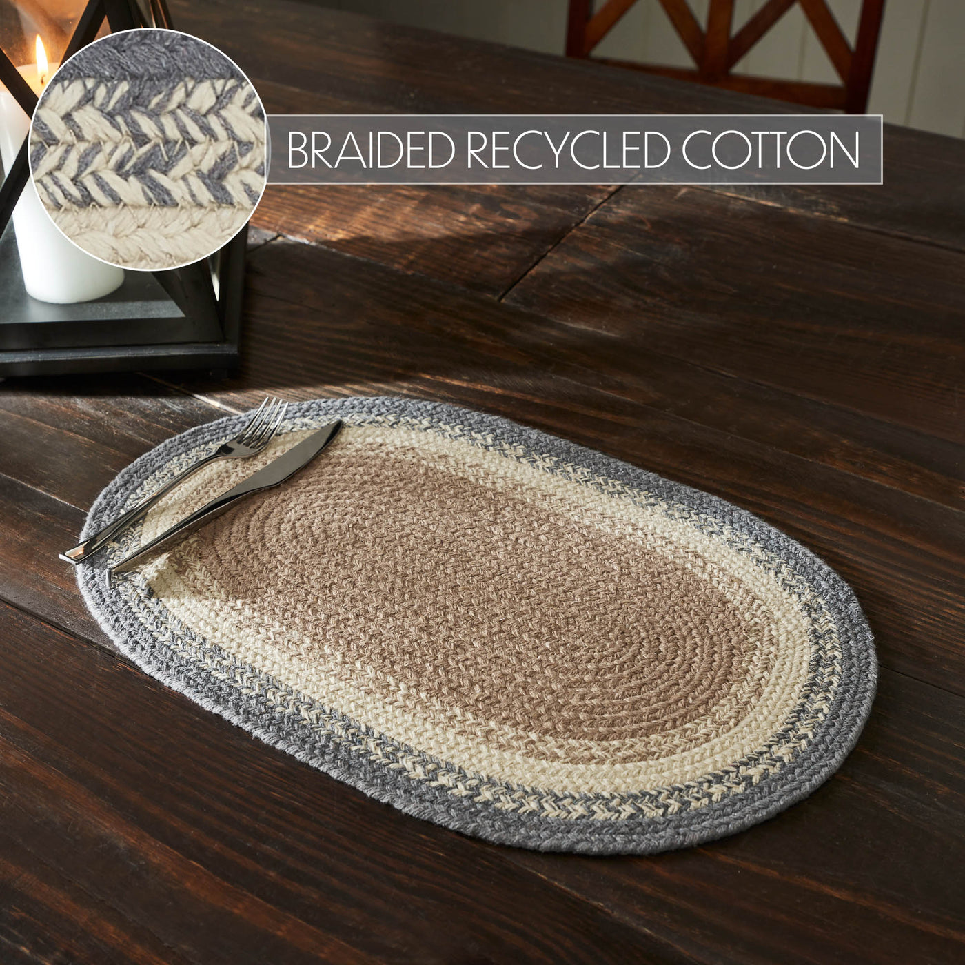 Finders Keepers 19" Oval Placemat