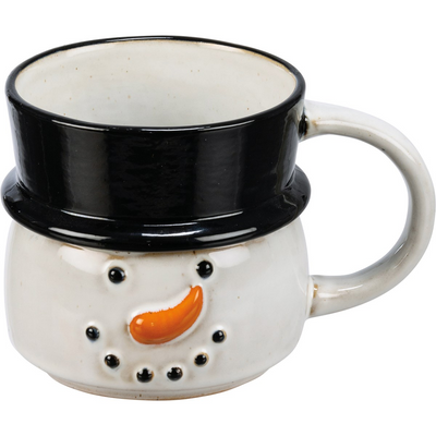 Stacked Snowman Mug Set