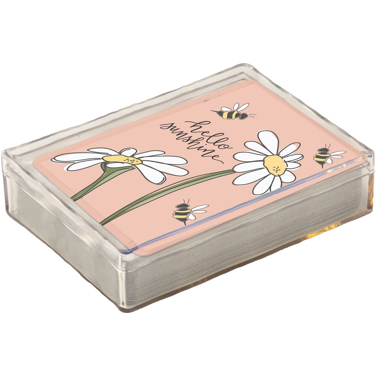 Hello Sunshine Bees and Daisies Deck of Playing Cards