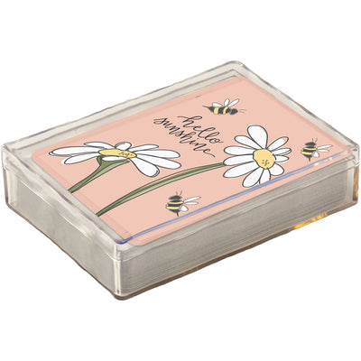 Hello Sunshine Bees and Daisies Deck of Playing Cards