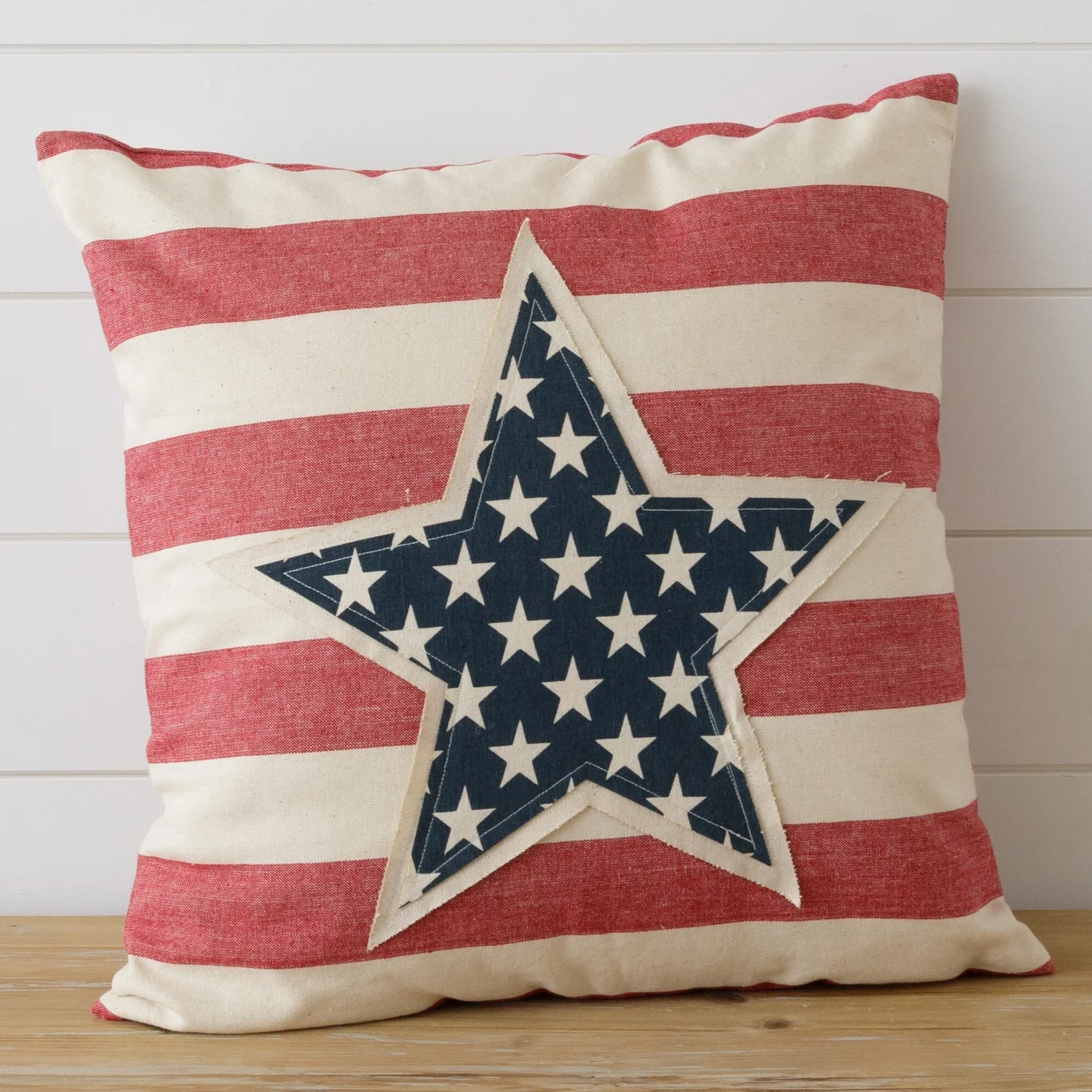 Star Patch and Stripes Americana 18" Accent Pillow