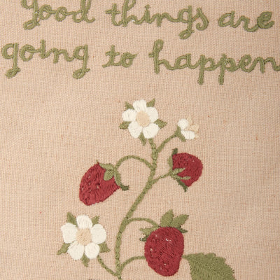 Good Things Going To Happen Strawberry Oven Mitt and Potholder