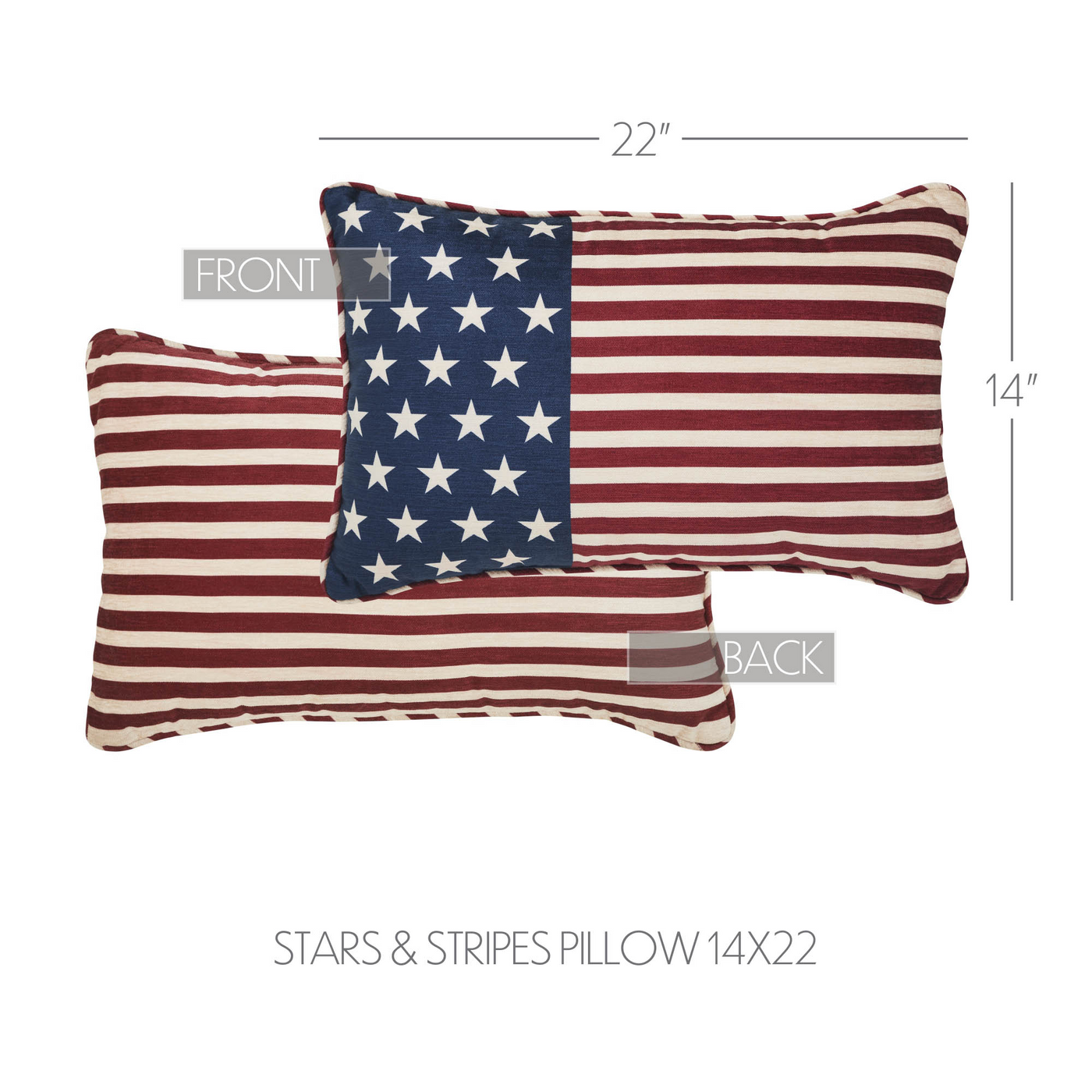 Stars & Stripes Americana Accent Pillow