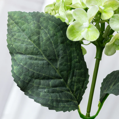 Green Hydrangea 17" Faux Floral Bush