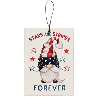 Stars and Stripes Forever Gnome Ornament