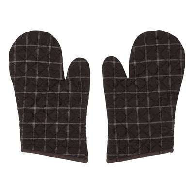 Set of 2 Wyatt Cabin Bear Oven Mitt Potholders