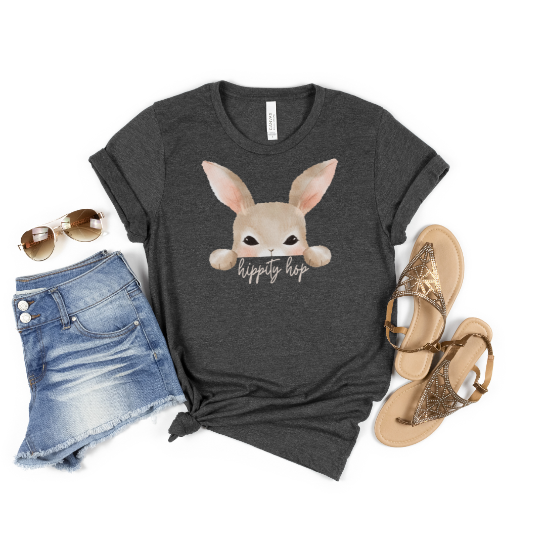 Hippity Hop Bunny Easter Cozy T-Shirt