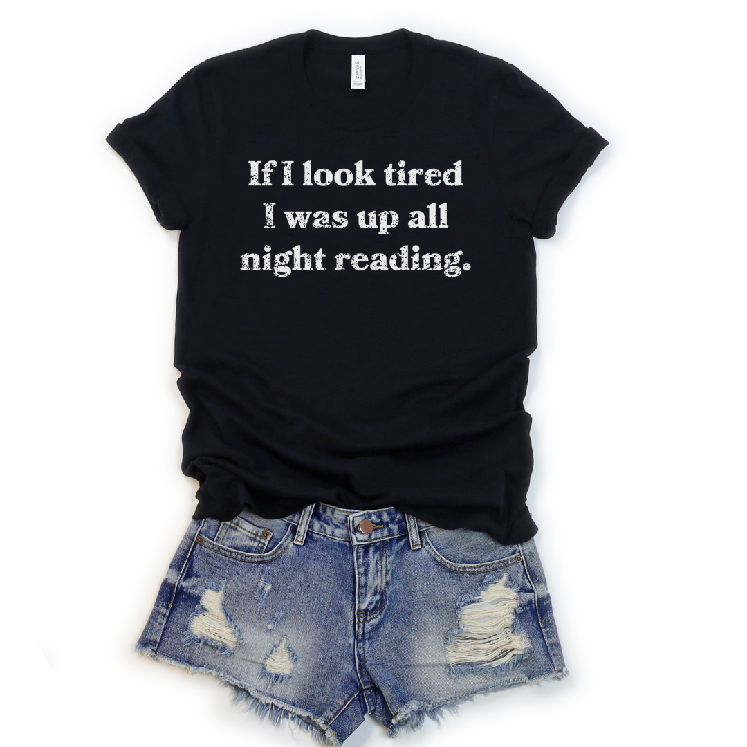 Up All Night Reading Cozy T-Shirt