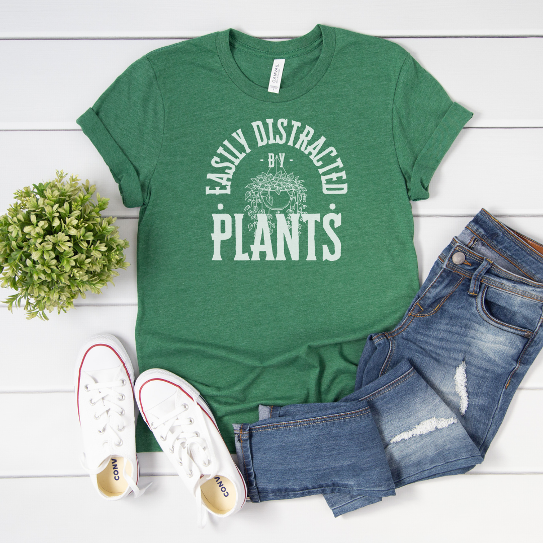 Easily Distracted by Plants Cozy T-Shirt