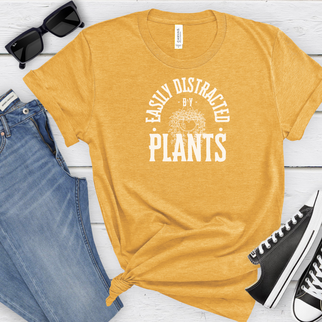 Easily Distracted by Plants Cozy T-Shirt