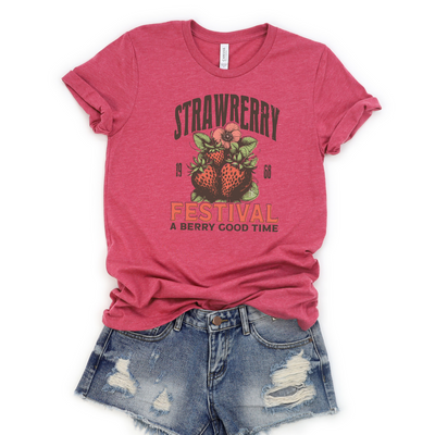 💙 Strawberry Festival Cozy T-Shirt