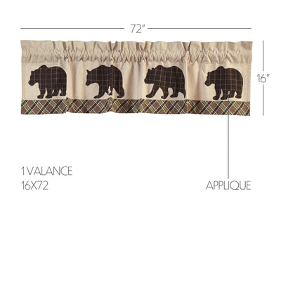 Wyatt Bear Valance 16'' x 72''