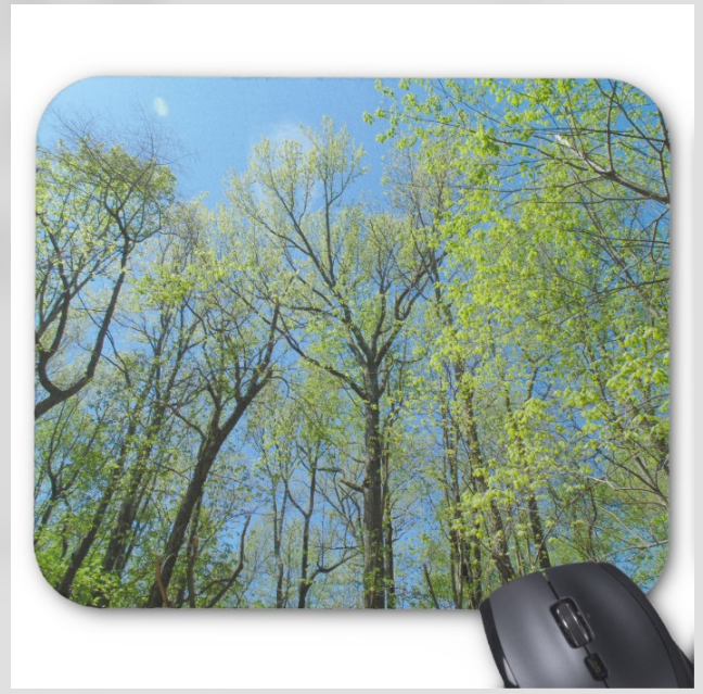 Nature Photo Mouse Pad - Tree Filled Sky - Mouse Pad