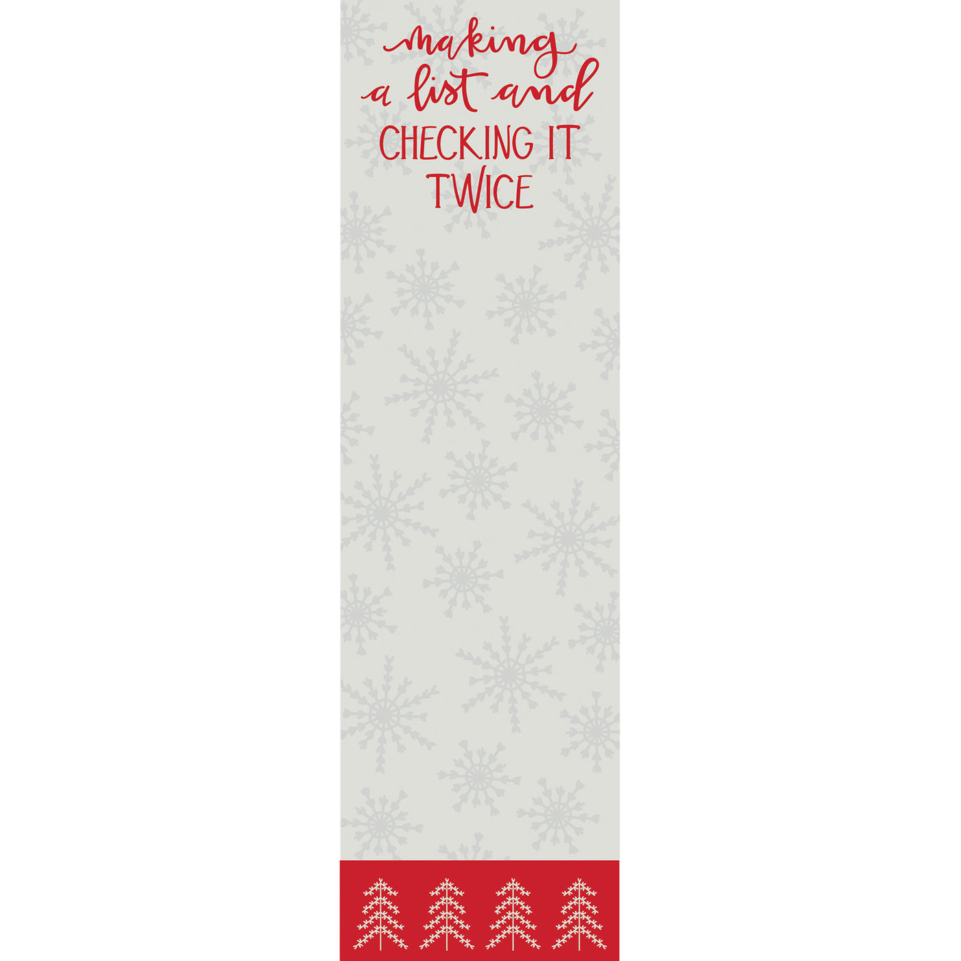 Making A List And Checking It Twice Magnetic List Notepad