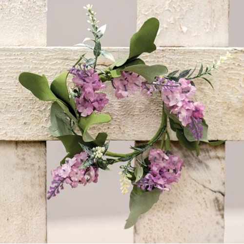Surprise Me Sale 🤭 Shades Lavender Wildflowers 8" Faux Floral Ring