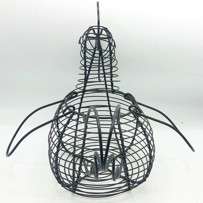 HAPPY BIRTHDAY🎂 💙 Farmhouse Chicken Shaped Black Wire Basket