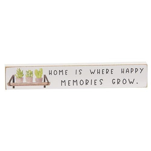 Set of 2 Our Home Our Story Mini Stick Shelf Sitters