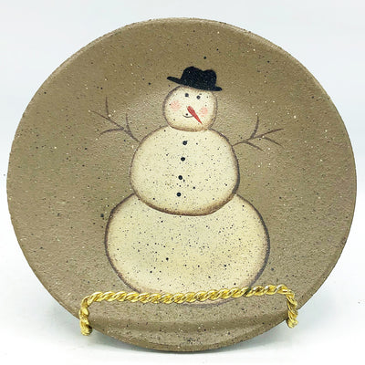 💙 Rustic Snowman 6" Decorative Plates