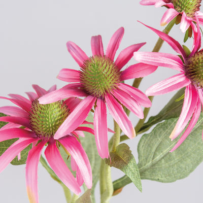 💙 Pink Coneflower 18" Faux Floral Pick