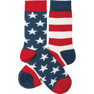 💙 Stars & Stripes American Flag Socks