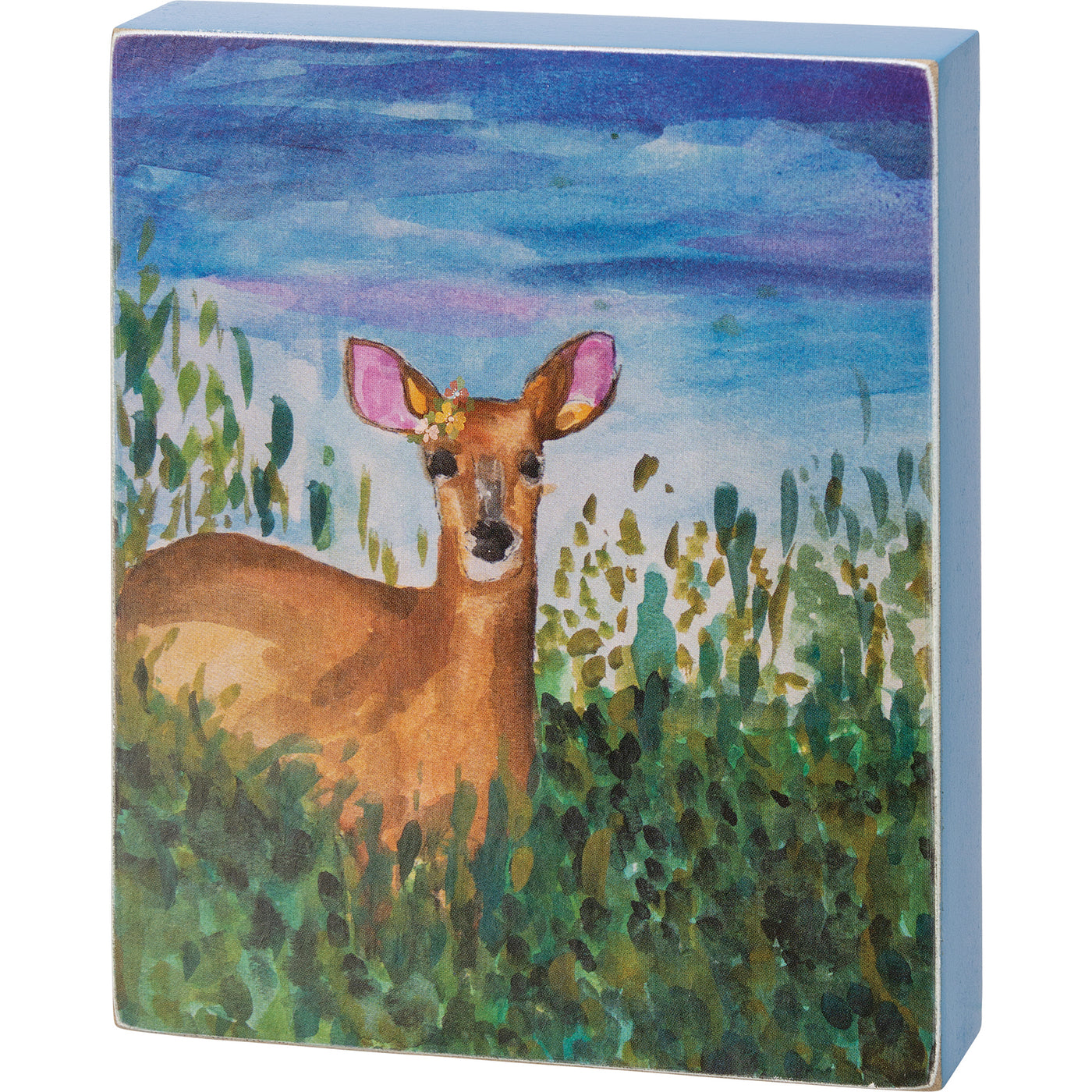 Surprise Me Sale 🤭 Deer in the Field Small Block Sign