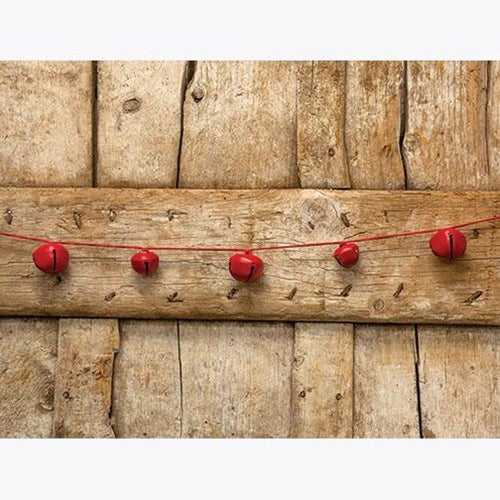 Surprise Me Sale 🤭 💙 Jing-A-Ling Red Jingle Bells Garland 5 feet