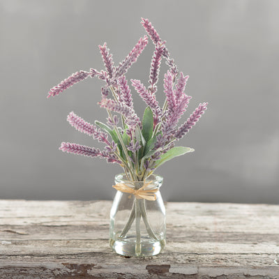 Lavender Blooms Faux Florals in a Vase
