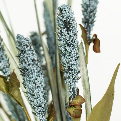 Blue Foxtail Grass 17" Faux Bush