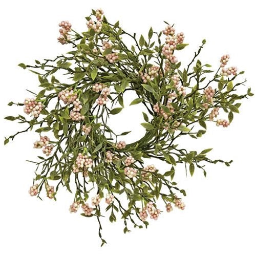 Pink Savannah Buds 10" Faux Floral Ring