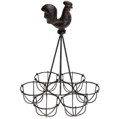 Rooster Metal Egg Holder