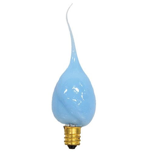 Pastel Blue 4W Bulb with Candelabra Base
