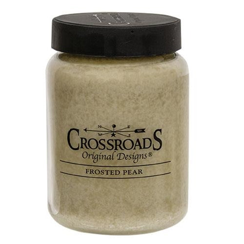💙 Frosted Pear 26 oz Jar Candle Crossroads