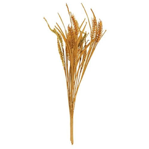 💙 Wheat and Dried Grass 18" Faux Foliage Pick