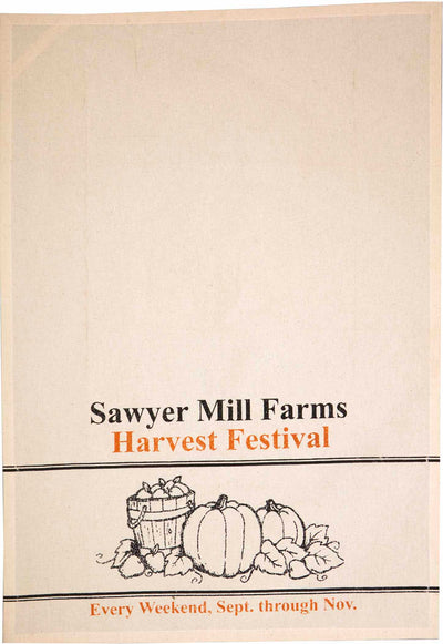 💙 Set of 2 Sawyer Mill Fall Harvest Natural Tea Towels