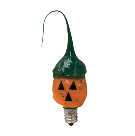 Pumpkin Jack O' Lantern Face 3 Watt Light Bulb