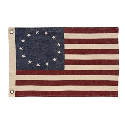 💙 Stonewashed Betsy Ross 17" x 28" Flag