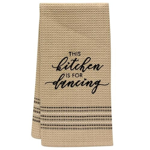 This Kitchen Is For Dancing Dish Towel