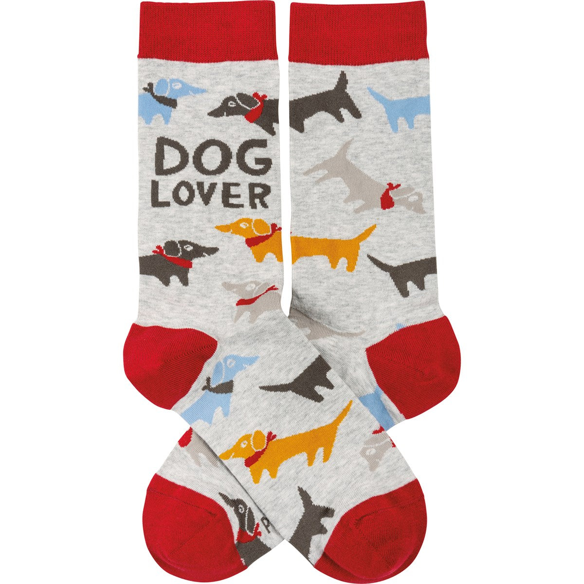 Colorful Bandana Dog Lover Unisex Fun Socks