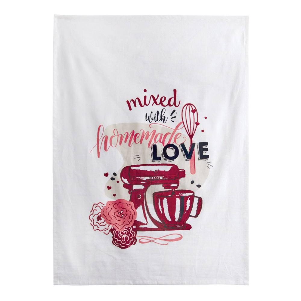 💙 Mixed With Homemade Love Kitchen Tea Towel