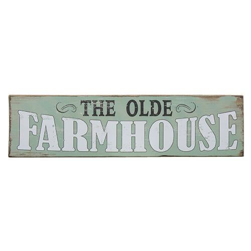 💙 The Olde Farmhouse Rustic Wooden Sign