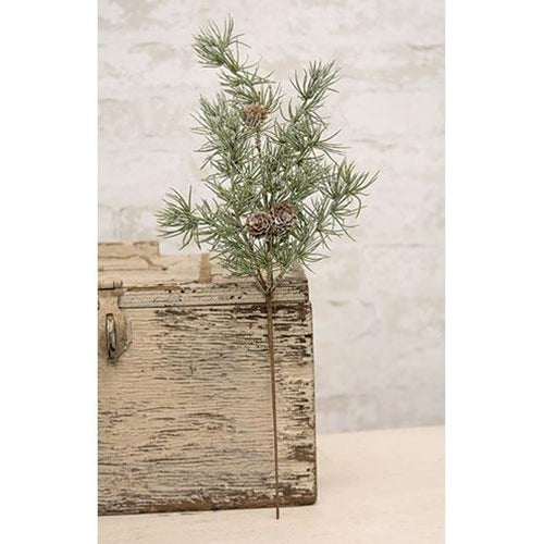 Weeping Pine 19" Faux Evergreen Spray