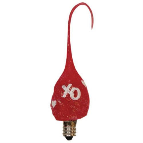 XO Red Valentine Silicone 4 Watt Light Bulb