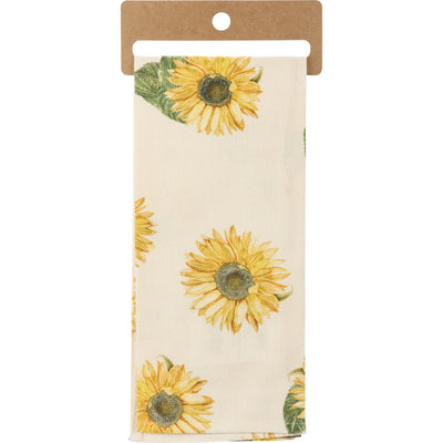 Girls Just Wanna Have Sun-flowers Kitchen Towel