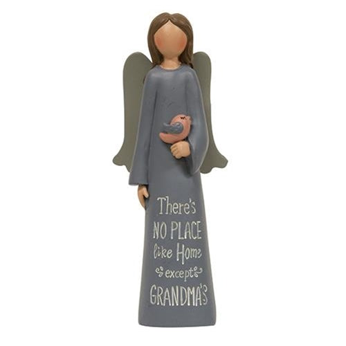 There's No Place Like Home Except Grandma's Angel Figure 5" H