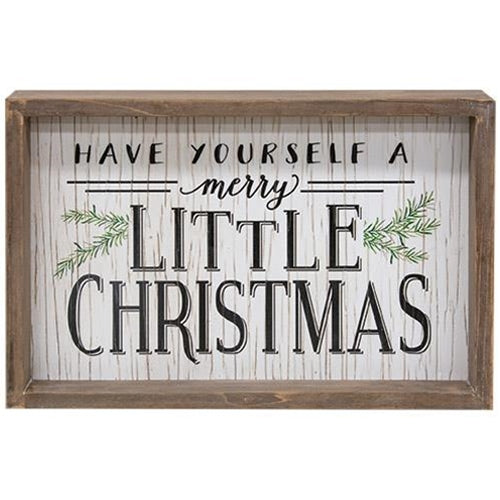 💙 Have Yourself A Merry Little Christmas 12" Sign