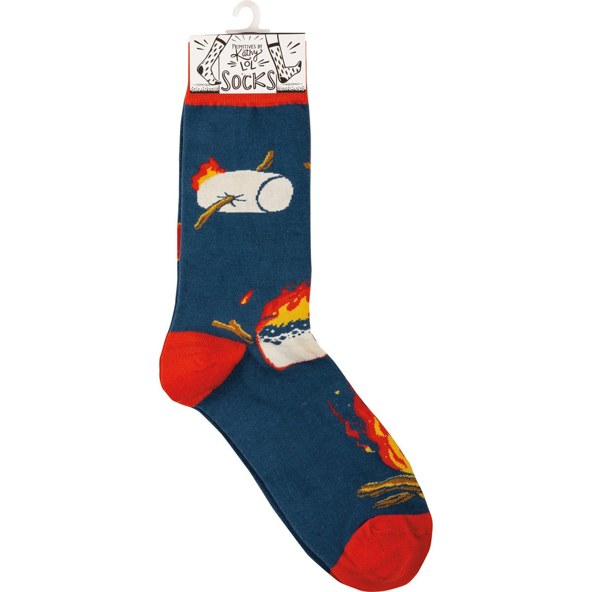 💙 Hot Dogs & Marshmallows Unisex Fun Socks