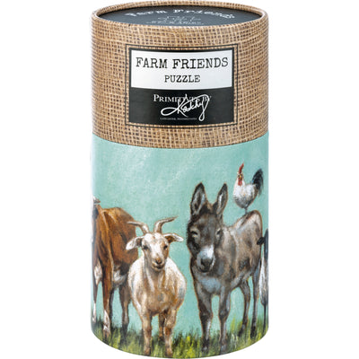 💙 Farm Friends 1000 piece Puzzle Goat Donkey Cow Chicken