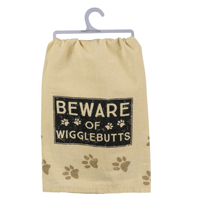 💙 Beware Of Wigglebutts Dish Towel