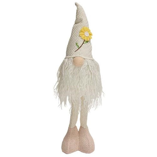 Standing Spring Floral Gnome Figure